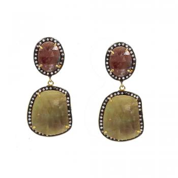 shapphire earring 